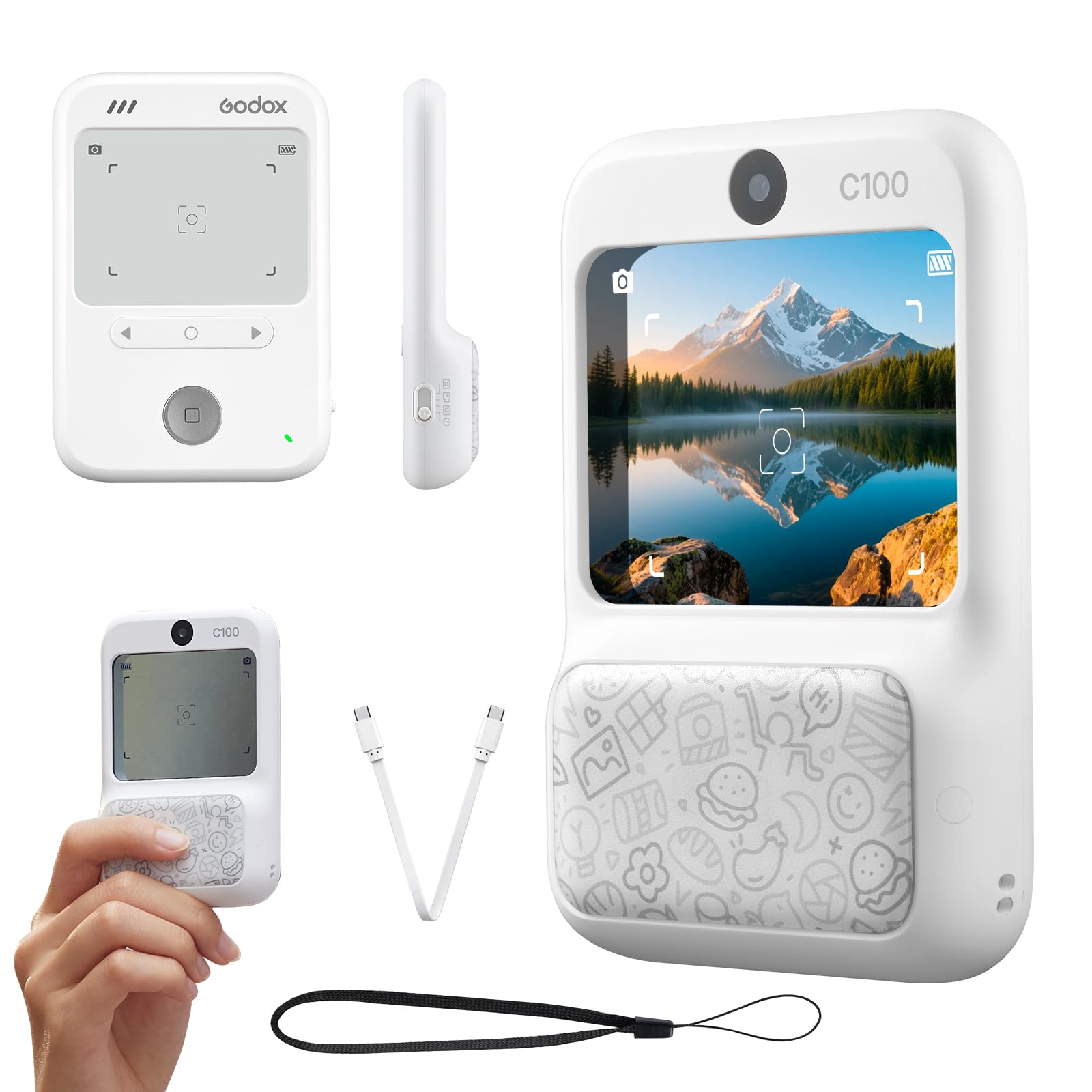 Amazon | GODOX C100 透明ファインダー カメラ 露出計 | 測光機能